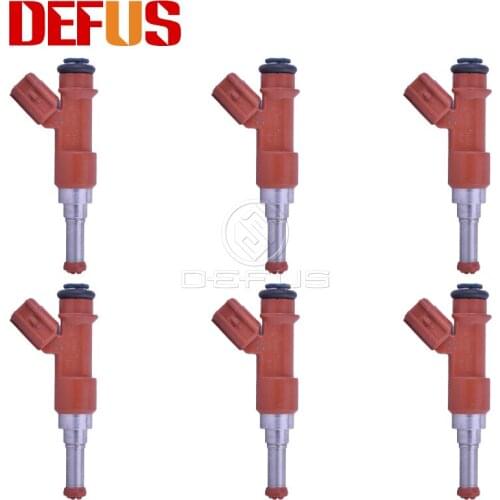 6x Fuel Injector FOR Toyota RAV4 Avalon Camry Sienna 3.5L V6 GAS DOHC 2012 OEM 23209-0P040 23250-0P040 Nozzle Injection Valve