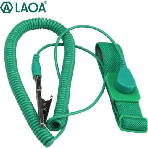 LAOA Anti-static Wristband Static-free Wrist Strap Band With 3M rope