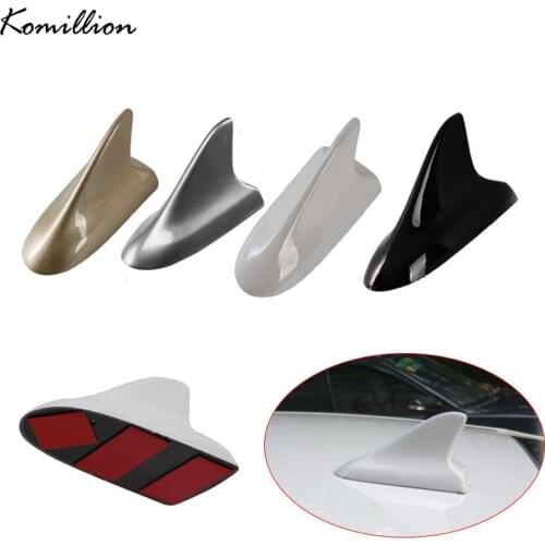 Car Shark Fin Antenna Decoration Roof Stickers Aerial No Reception Function Universal for Honda Kia Ford Mazda Peugeot BMW Audi