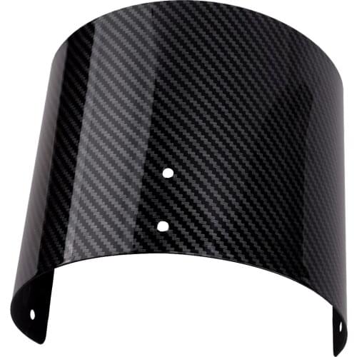 Beler Universal Car Air Intake Cone Cover Heat Shield Fit for 2.5" -5.5" Air Filter Stainless steel Carbon Fiber Texture