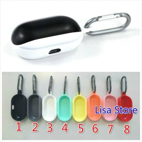 Free DHL 100pcs Silicone Cover Earphone Pouch Dust-proof Protective Case For Samsung Galaxy Buds 2019 Earphone Accessories