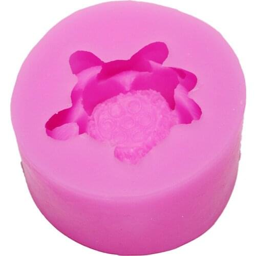 1 Piece 7.5x7.5x4cm Blooming Lotus Silicone Mold Handmade Soap Mold DIY Soap Cake Mold Decorating Tools Wax Mould
