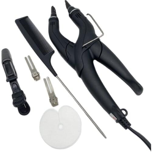 Black 668 Loof Hair Connector with Controllable Temperature Heat Hair Connector