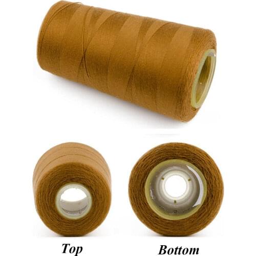 850 Meters 20S/3 Denim Sewing Thread Roll, Thick Jeans Canvas Bag White Thread for Sewing 100% polyester Sofa Sewing supplies
