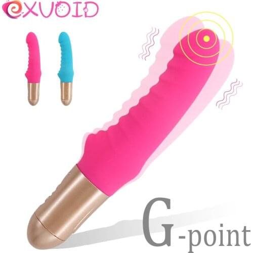 EXVOID Magic Wand Vibrator AV Stick Silicone 7 Speeds Adult Sex Toys For Women Anal Plug Dildo Vibrator G-spot Massager