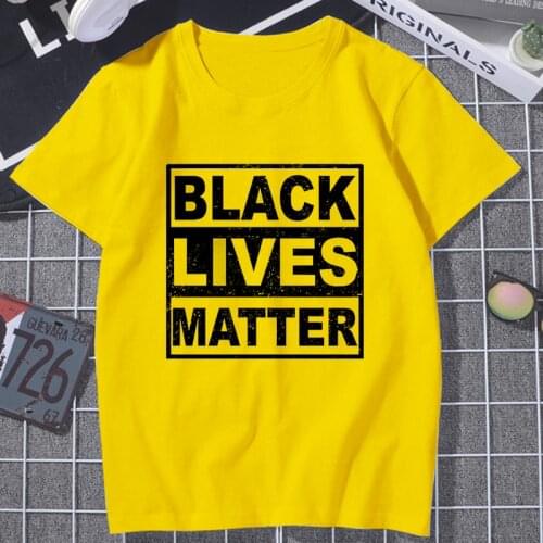 Black Lives Letter Print T Shirt Men/women Summer Short Sleeve Male Graphic T-shirt Top O Neck Tee Shirt Funny Clothes Harajuku