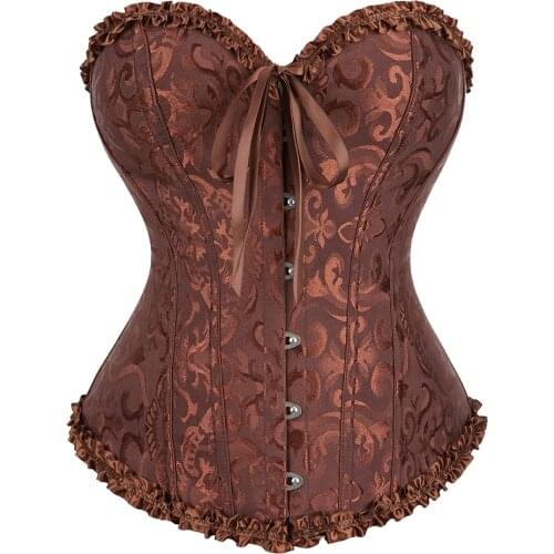 Gothic steampunk corset sexy lingerie gorset sexy corset top корсет стимпанк сексуальное белье карсет lenceria bustier 8111