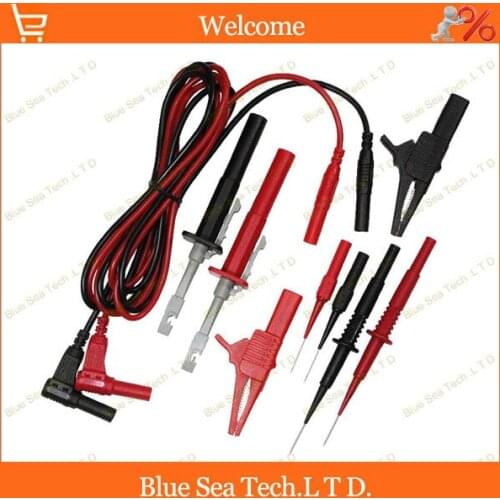 Automotive maintenance&Multimeter industry test tool kids/sets.Piercing Clip+test line+alligator clip+Tip probe 5 in 1 sets