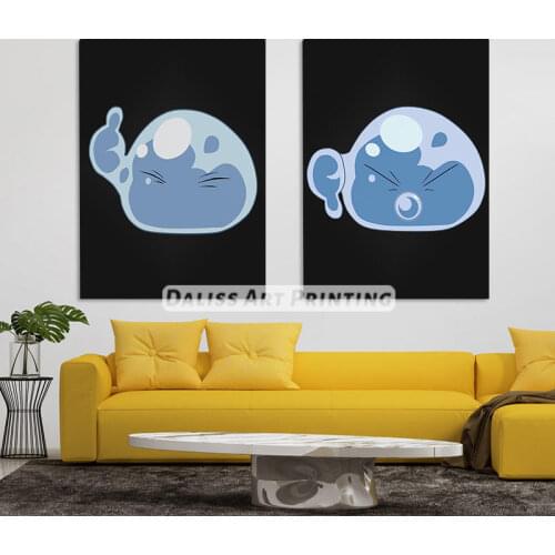 Canvas Anime Rimuru Slime Pictures Home Decoration Paintings Poster HD Prints Wall Art Modular Living Room Framed