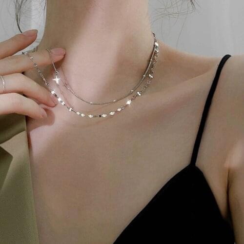 Trendy Star Multi-layer Choker Necklaces For Women Girls Classic Elegant Layered Charms Choker Necklace Fashion Jewelry Gifts