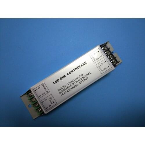 Led dim contronller 0-10V signal 10x1 channel output