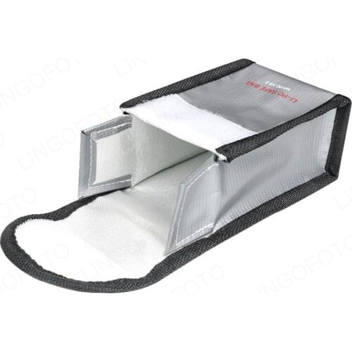 LiPo Battery Safe Bag Explosion-proof Protective Battery Storage Bag for DJI Mavic Air 2 Remarkable AO1045