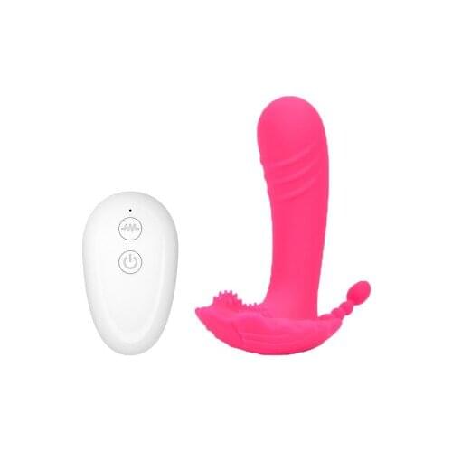 Wearable Panties Dildo Vibrators Remote Control Clitoris Stimulator Female Masturbation Butterfly Vibrating Sex Toy for Woman