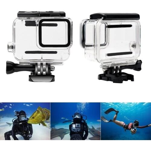 New Waterproof Diving Housing Case Cover Lens Removal for GoPro Hero 7 Silver/White DOM668