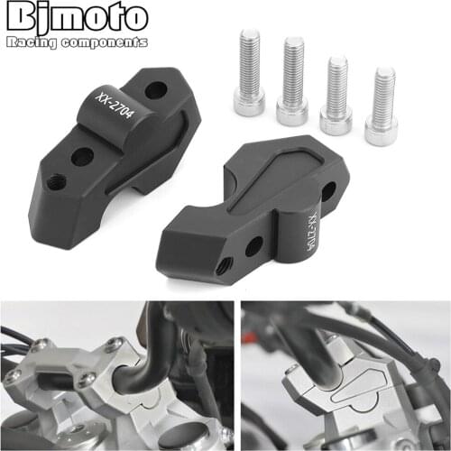 Handlebar Riser Back Moved Mounting For BMW F750GS 2018-2019 Motorcycle Aluminum Alloy Handle bar Risers Height up Adapters