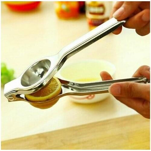 Quevinal Stainless Steel Lemon Squeezer Lemon Manual Juicer Sturdy Lime Squeezer Anti-corrosive Manual Lime fresh juice tools