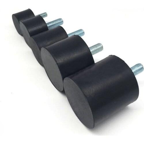 1pcs M10 M12mm Rubber Shock Mounts Dia 40/50/60/70/75mm Metal Anti Vibration Bobbin Isolator Damper Type VE