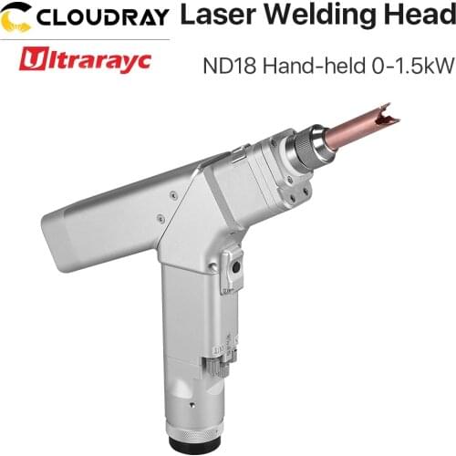 Ultrarayc WSX ND18 Hand-held Laser Welding Head 0-1.5kW 1064nm Wavelength with QBH Connector lens for Fiber Laser Machine