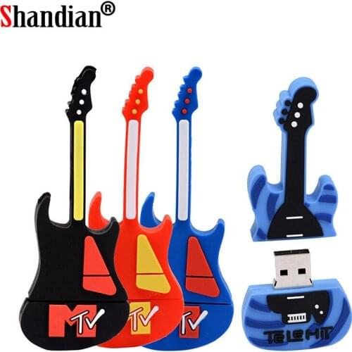 SHANDIAN Musical Instruments Model Pen drive USB flash drive guitar Pendrive 4gb 8g 16g 32g 64G flash memory stick u disk