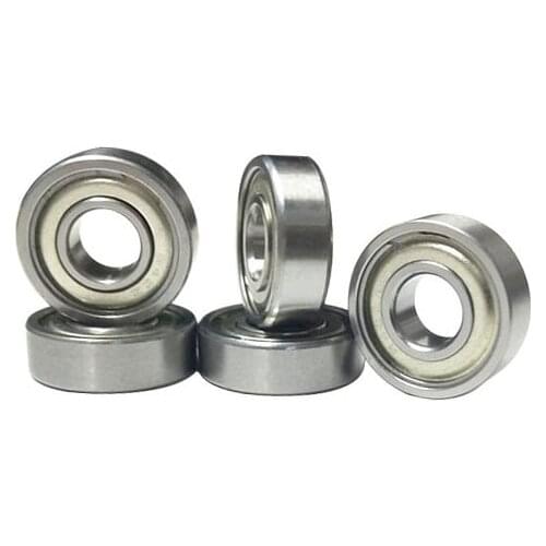 100pcs R3ZZ R3-2Z R3 Shielded bearing 3/16 x 1/2 x 0.196 inch miniature deep groove ball bearings 4.762*12.7*4.978 mm