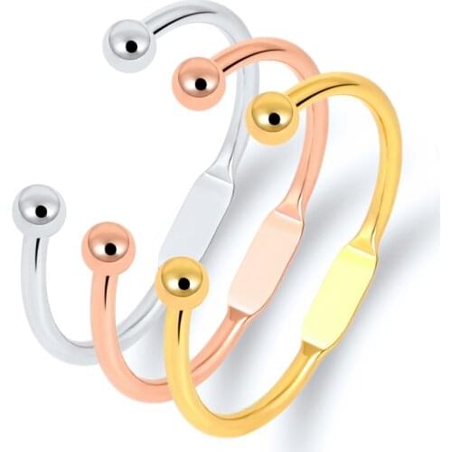 Vintage Open Round Bracelets & Bangles For Women Charm Cuff Bangle Gold Silver Fine Jewelry Lover Gift Luxury Brand Bijoux