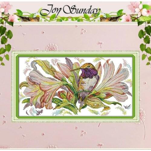 The Bird and Flower Patterns Counted Cross Stitch 11CT 14CT Cross Stitch Sets Chinese Cross-stitch Kits Embroidery Needlework