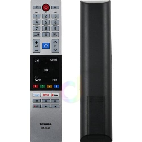 CT-8543 Remote Control Replacement For Toshiba LCD LED Smart TV CT-8517 CT-8528 CT-8516 CT-8536