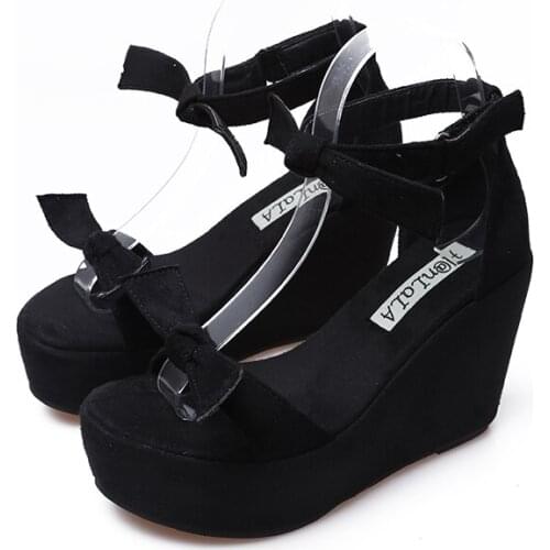 Women Wedge Sandals 2020 Spring And Summer New Casual High Heels Waterproof Platform Thick Bottom Fashion Student Womens Shoes