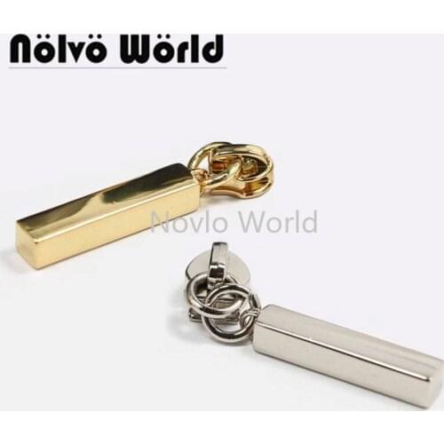 6 pieces, 55*6mm, metal zipper with pull head for 5# nylon coil zipper clothes handbag zipper slider hardware accessories