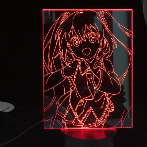 Anime Fairy Tail Wendy3d Light for Kids Bedroom Decoration Night Light for Room Decor Manga Gift Table Lamp Fairy Tail Dropship