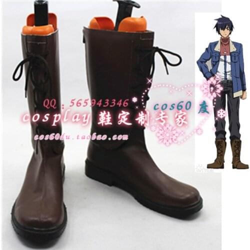 Akame ga Kill! Wave Cosplay Shoes Party Boots S008