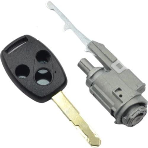 IGNITION SWITCH LOCK BARREL WITH ONE 3-BUTTON KEY FOR HONDA PILOT 04-05 ACCORD CRV FIT CIVIC ODYSSY