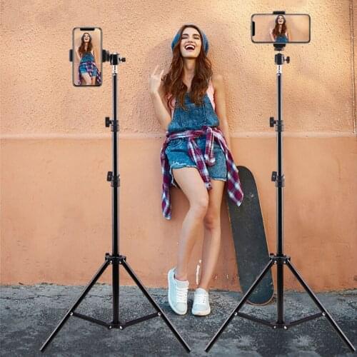 Foldable Tripod For DSLR Camera Phone Xiaomi Huawei Mobile Phone Smartphone Tripod For Phone 19 50 160 210CM