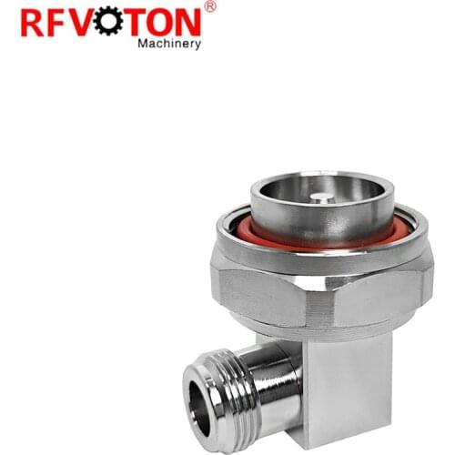 Free shipping 2pieces RF Elbow Coaxial Adapter 7/16 L29 DIN male plug to N female jack right angle Connector