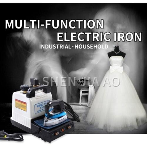 1PC Household Industrial Dual-use Electric Iron Machine Small steam Iron Machine Electric Heating Steam Boiler Iron With Boiler