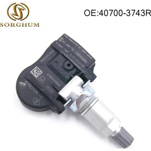 40700-3743R 407003743R TPMS Tire Pressure Sensor For Renault
