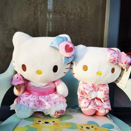 Cute 20~30cm kitt Plush Toys Stuffed Animal Soft Doll Kids Birthday Gift Cartoon Anime
