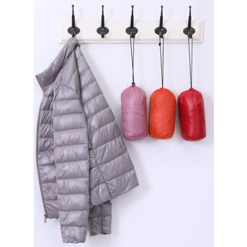 New Women Winter Coat New Ultra Light White Duck Down Jacket Ladies Slim Puffer Jacket Female Portable Windproof Down Coat Women