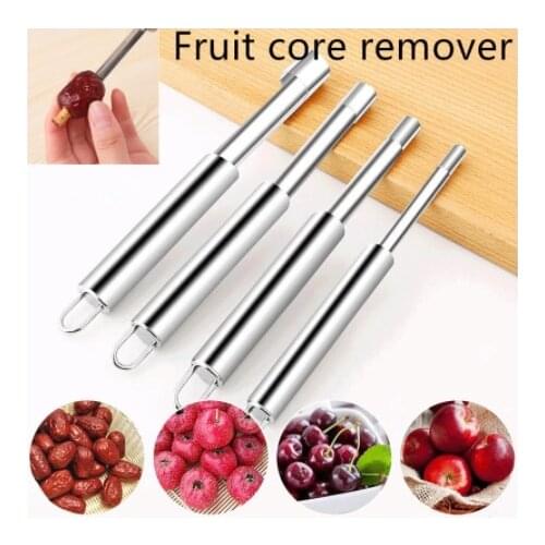 Stainless Steel Apple Corer Fruit Seed Core Remover Pear Apple Corer Seeder Slicer Knife Kitchen Gadgets Fruit & Vegetable Tools