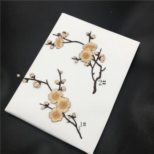 Wholesale 20pcs 17*8cm Embroidered Sewing On Patch Iron-On Patch Stickers For Clothes Sewing Fabric Applique Supplies YH181