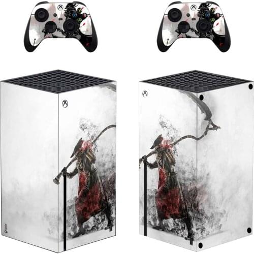 Bloodborne Style Xbox Series X Skin Sticker for Console & 2 Controllers Decal Vinyl Protective Skins Style 1