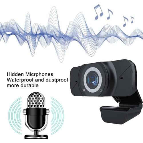Webcam 1080P/30FPS Streaming Webcam With Microphone HD Camera Computer Laptop Web Camera For Teaching Computer Accessories
