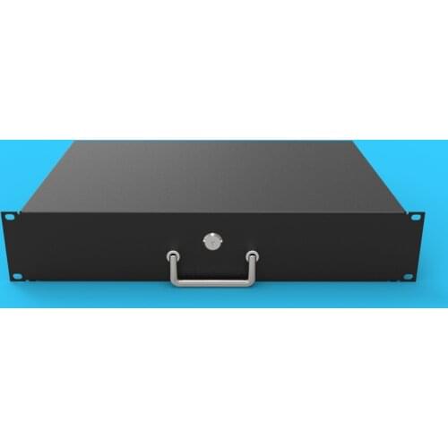 Air box drawer cabinet drawer 2U iron drawer storage cabinet microphone accessories special offer promotions