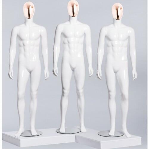 High-grade White Color Fashion Face Mannequin Customized Design Factory Direct Sell