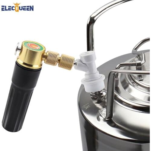 CO2 Keg Charger Home Brew Supplies Kegging Gas Charger Homebrew CO2 Cartridges with Gas Ball lock