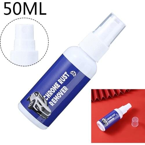1pc 50ml Rust Inhibitor Rust Remover Derusting Spray Car Maintenance Cleaning Metal Chrome Paint Clean Anti-rust lubricant Tool