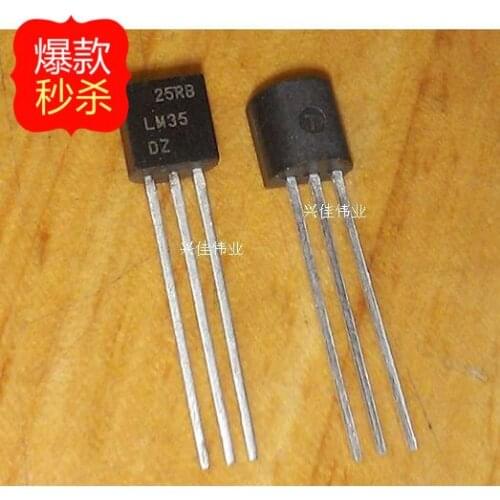 10PCS New original authentic LM35DZ LM35 TO-92 temperature sensor