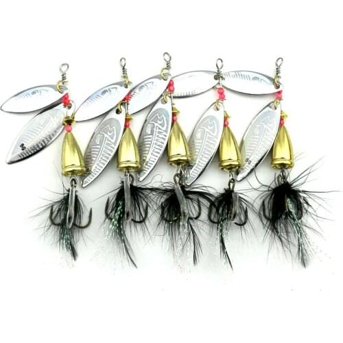 10pcs New Spinnerbait Spoon Fishing Lure 7.8cm 11g Swimbait Fishing Tackle Paillette Artificial Lures Bass Metal Sequin Bait