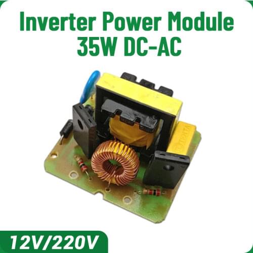 35W DC-AC Boost Inverter 12V to 220V Step UP Power Module Dual Channel Inverse Converter Booster Module Power Regulator