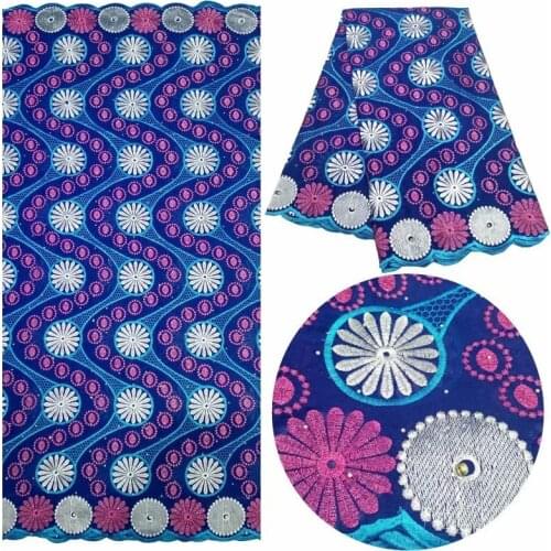 5 Yards Swiss Lace Fabric Yellow African Cotton Lace Nigerian Voile Embroidery African 100% Cotton Fabrics Swiss Voile Lace